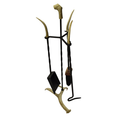 Antler Fireplace Set, Furnishings, Fireplace, Fireplace Tool