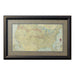 Map of Northern Pacific Railway 1946, Furnishings, Decor, Map
