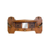 Longhorn Hat Rack with Mirror, Furnishings, Furniture, Hat Rack