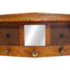 Longhorn Hat Rack with Mirror