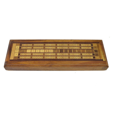 Marquetry Cribbage Board, Furnishings, Games, Cribbage