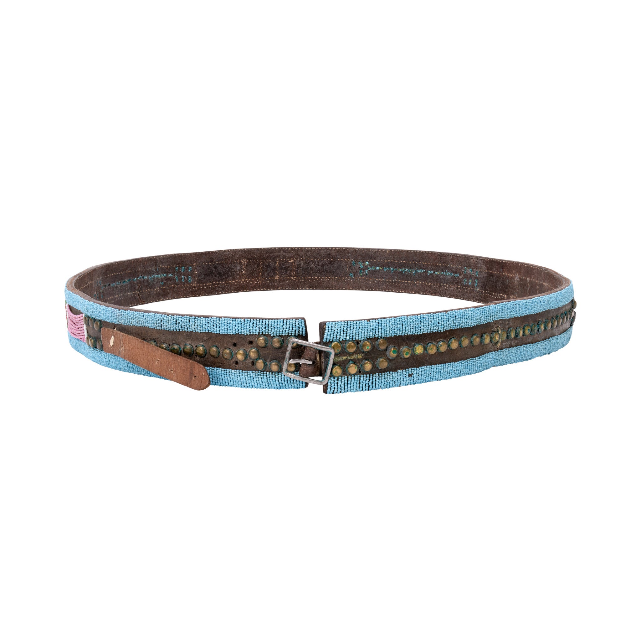 Nez Perce Beaded Belt, Native, Garment, Belt