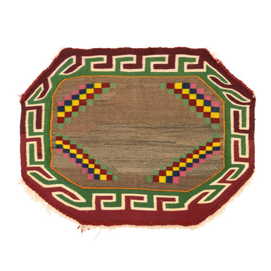 Navajo Germantown, Native, Weaving, Single Saddle Blanket