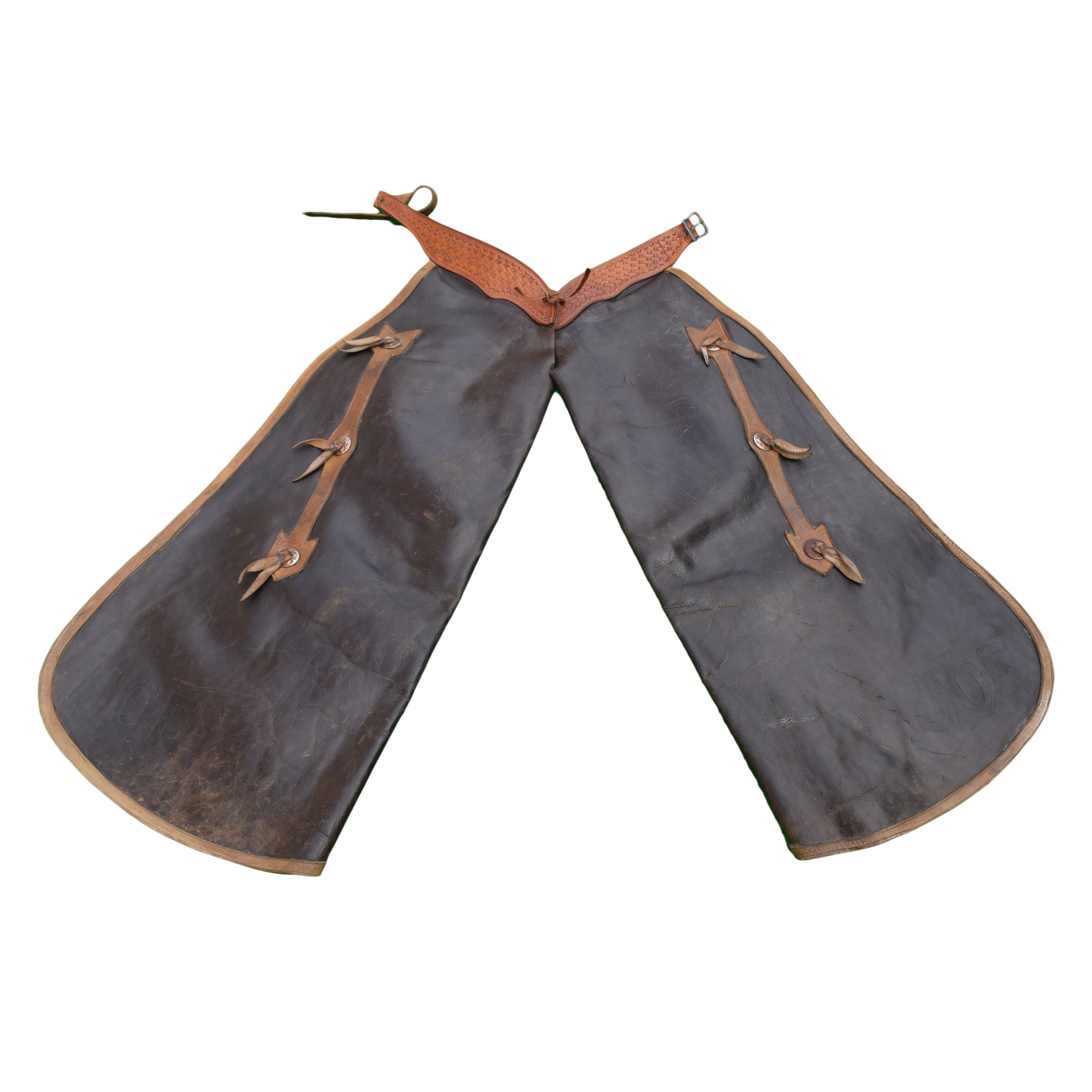 Black Batwing Chaps, Western, Garment, Chaps