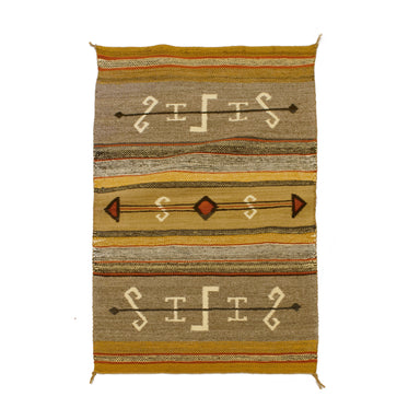 Navajo Double Saddle, Native, Weaving, Double Saddle Blanket