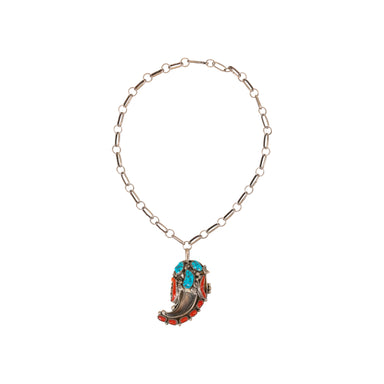 Navajo Bear Claw Necklace, Jewelry, Necklace, Native