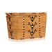 Salish Lidded Trunk, Native, Basketry, Vertical