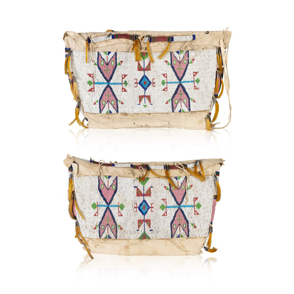 Sioux Beaded Teepee Bags, Native, Bag, Teepee Bag