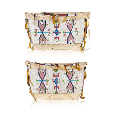 Sioux Beaded Teepee Bags, Native, Bag, Teepee Bag