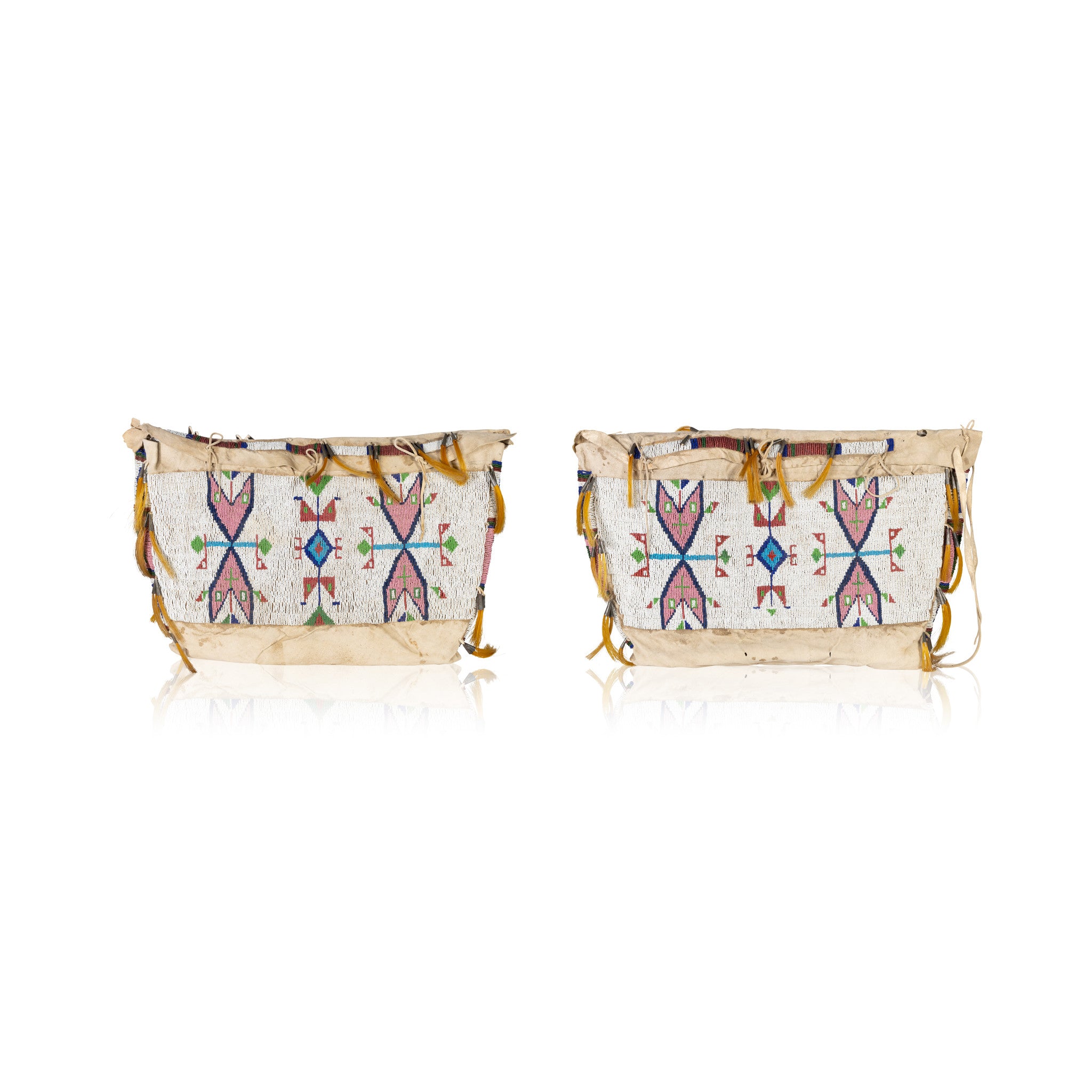 Sioux Beaded Teepee Bags, Native, Bag, Teepee Bag