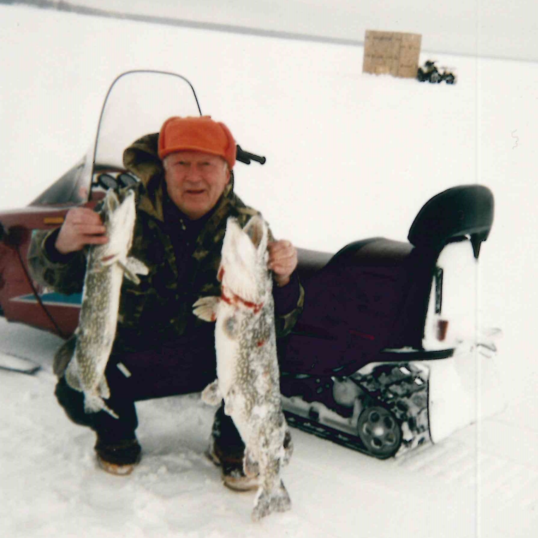 Richard Nelson Spear Fishing  Decoy