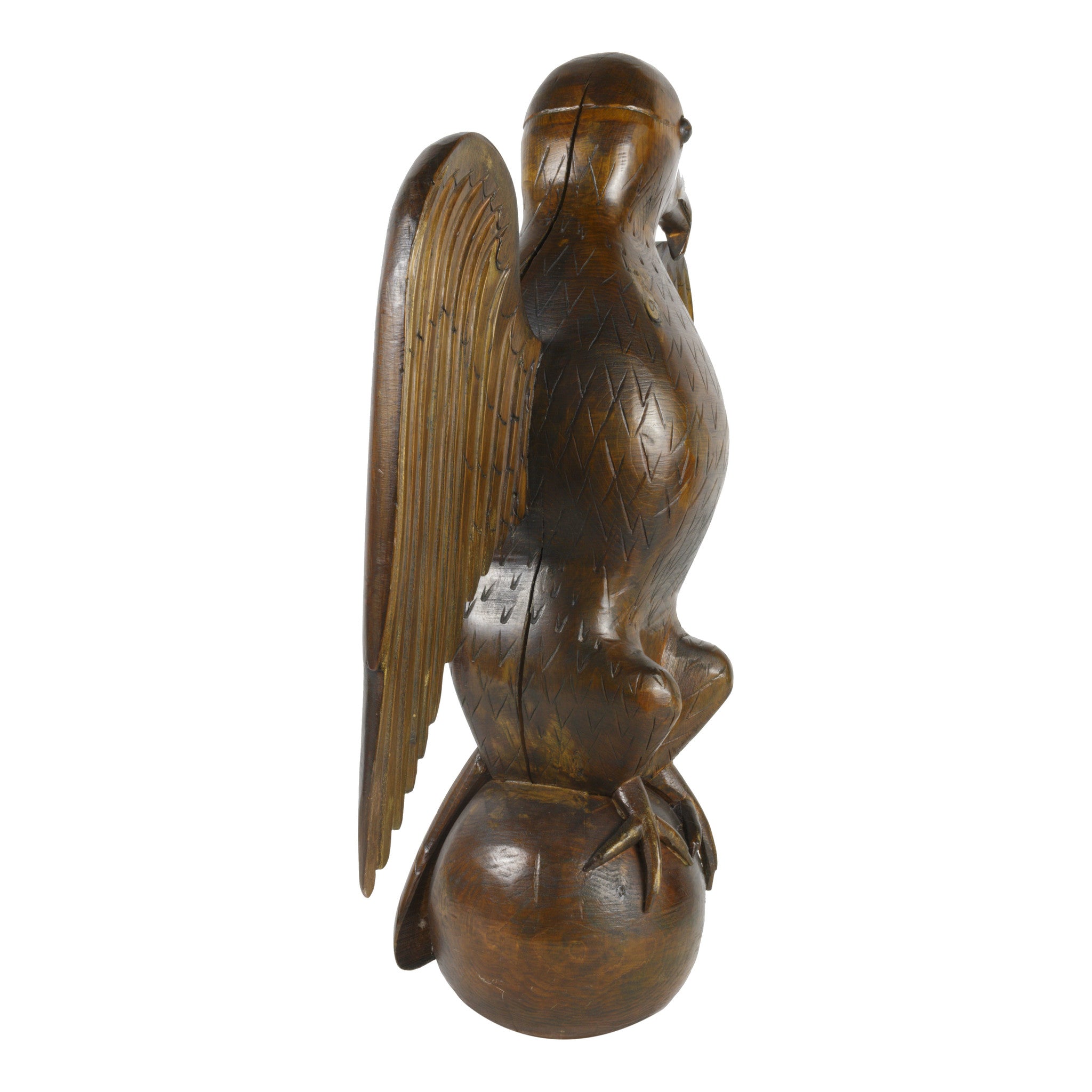 Folk Art Carved Eagle