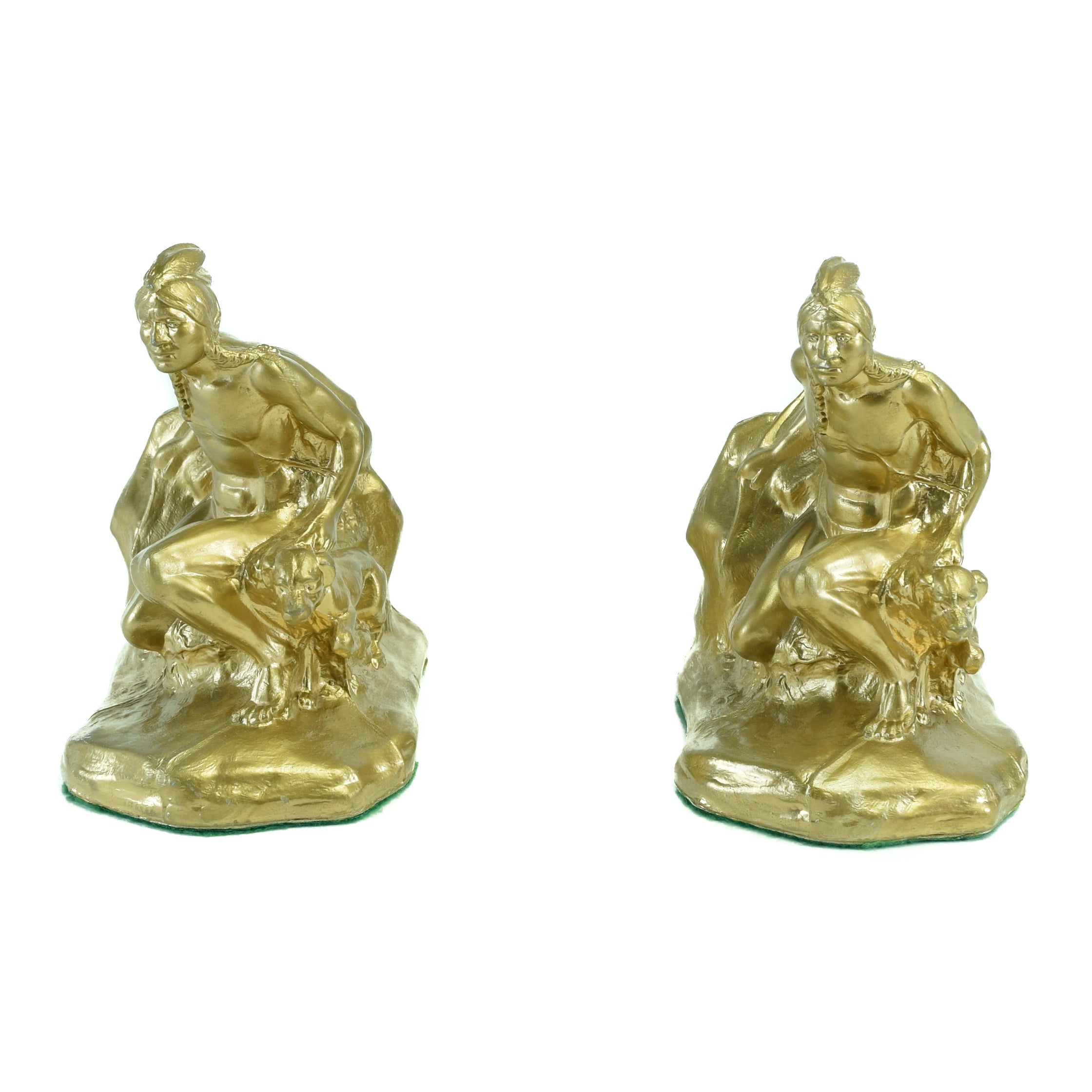 Indian Scout with Dog, Furnishings, Decor, Bookend