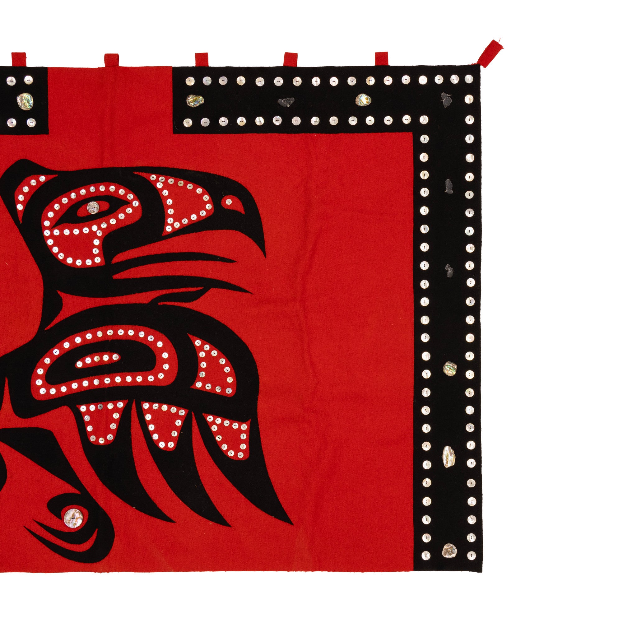 Northwest Coast Raven Button Blanket