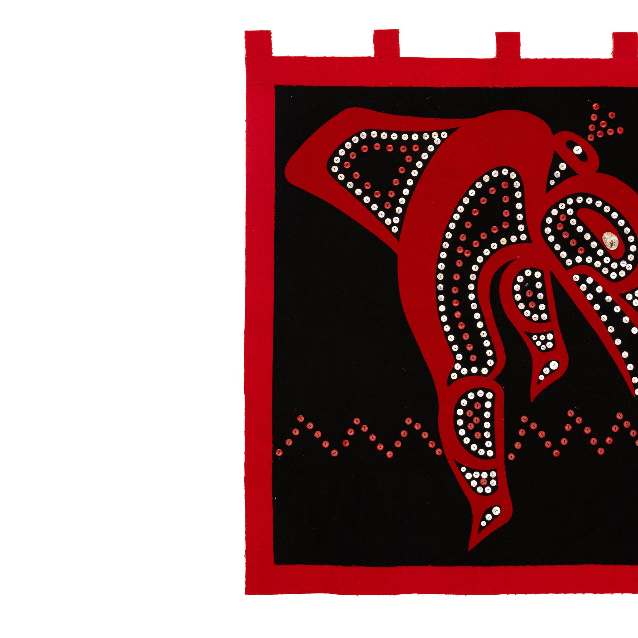 Northwest Coast Killer Whale Button Blanket