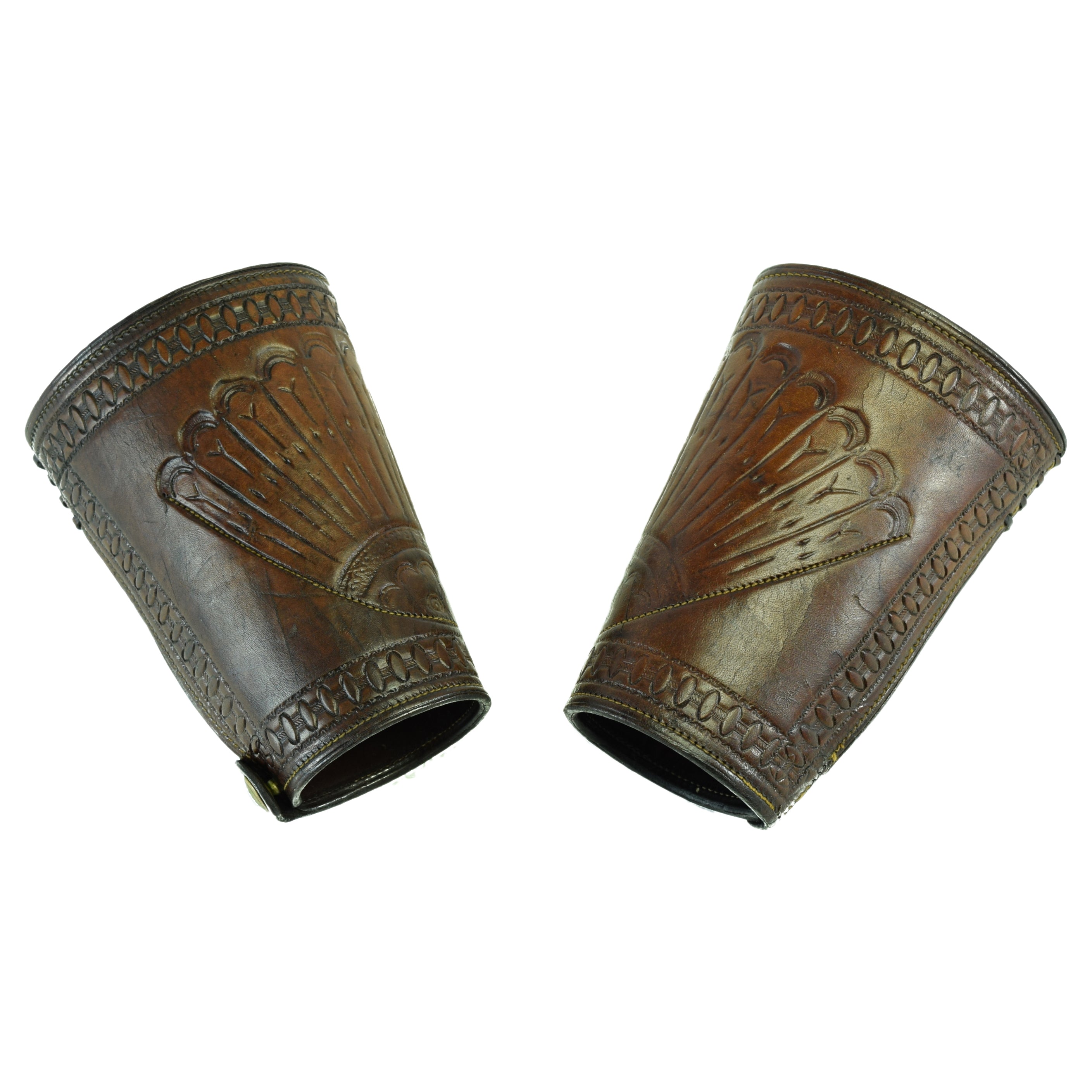 Leather Cowboy Cuffs, Western, Garment, Cuffs