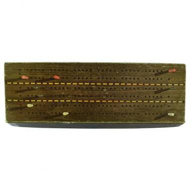 Inlaid Stancraft Cribbage Board, Furnishings, Games, Cribbage