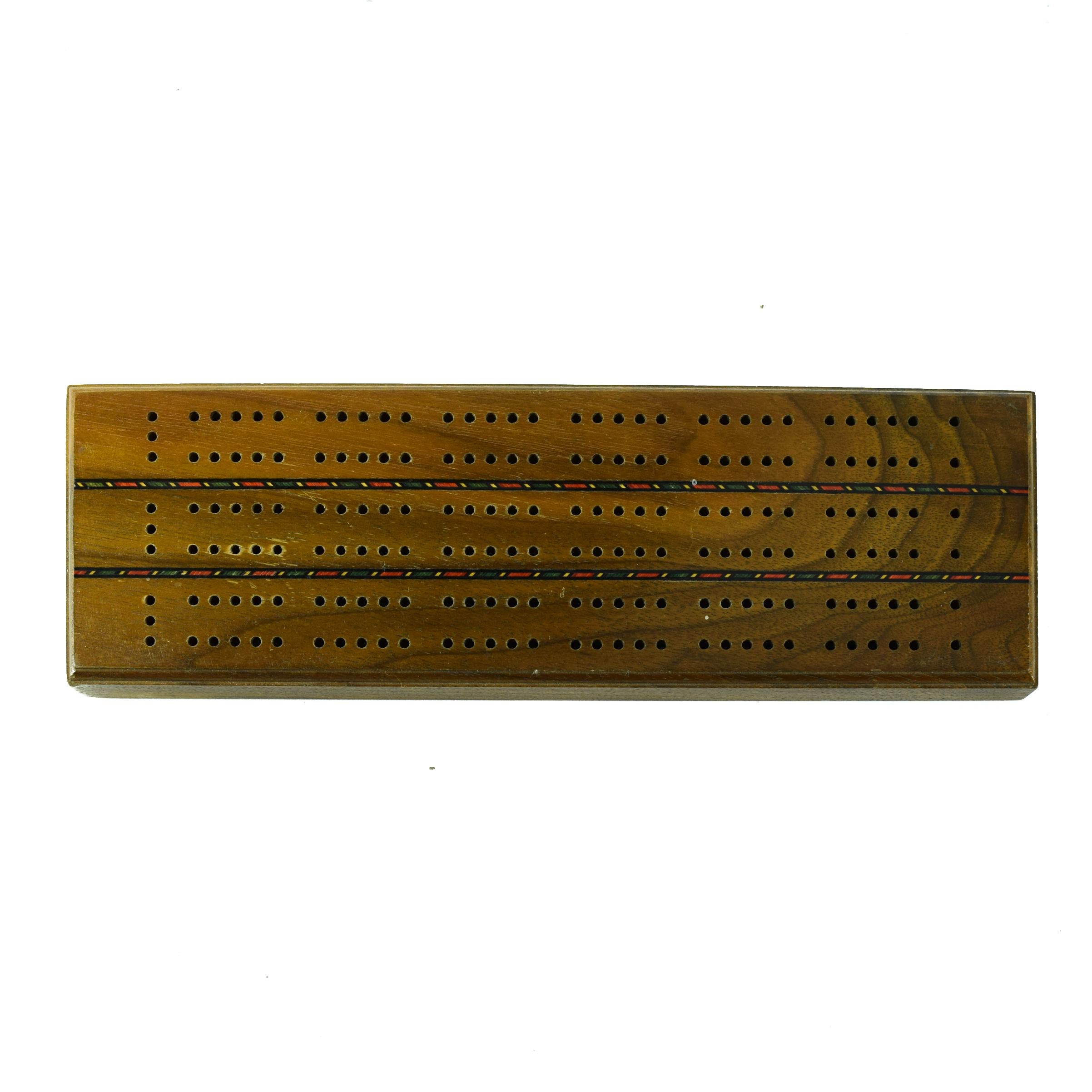 Inlaid Stan Craft Cribbage Board