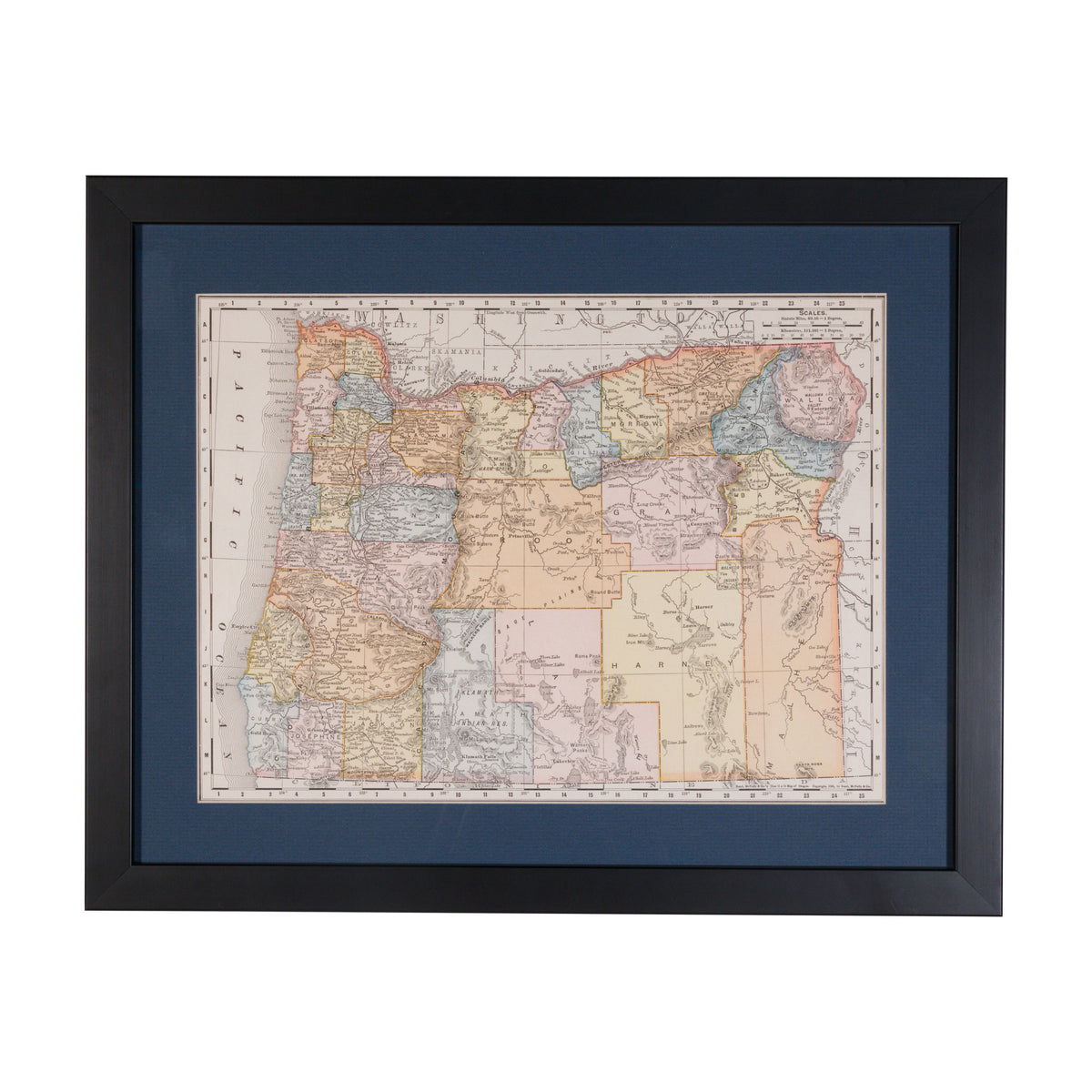 Map of Oregon 1895 — Cisco's Gallery