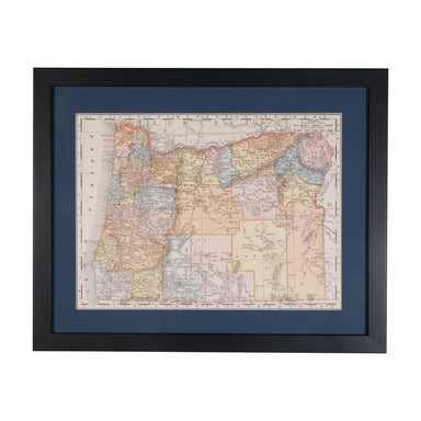 Map of Oregon 1895, Furnishings, Decor, Map