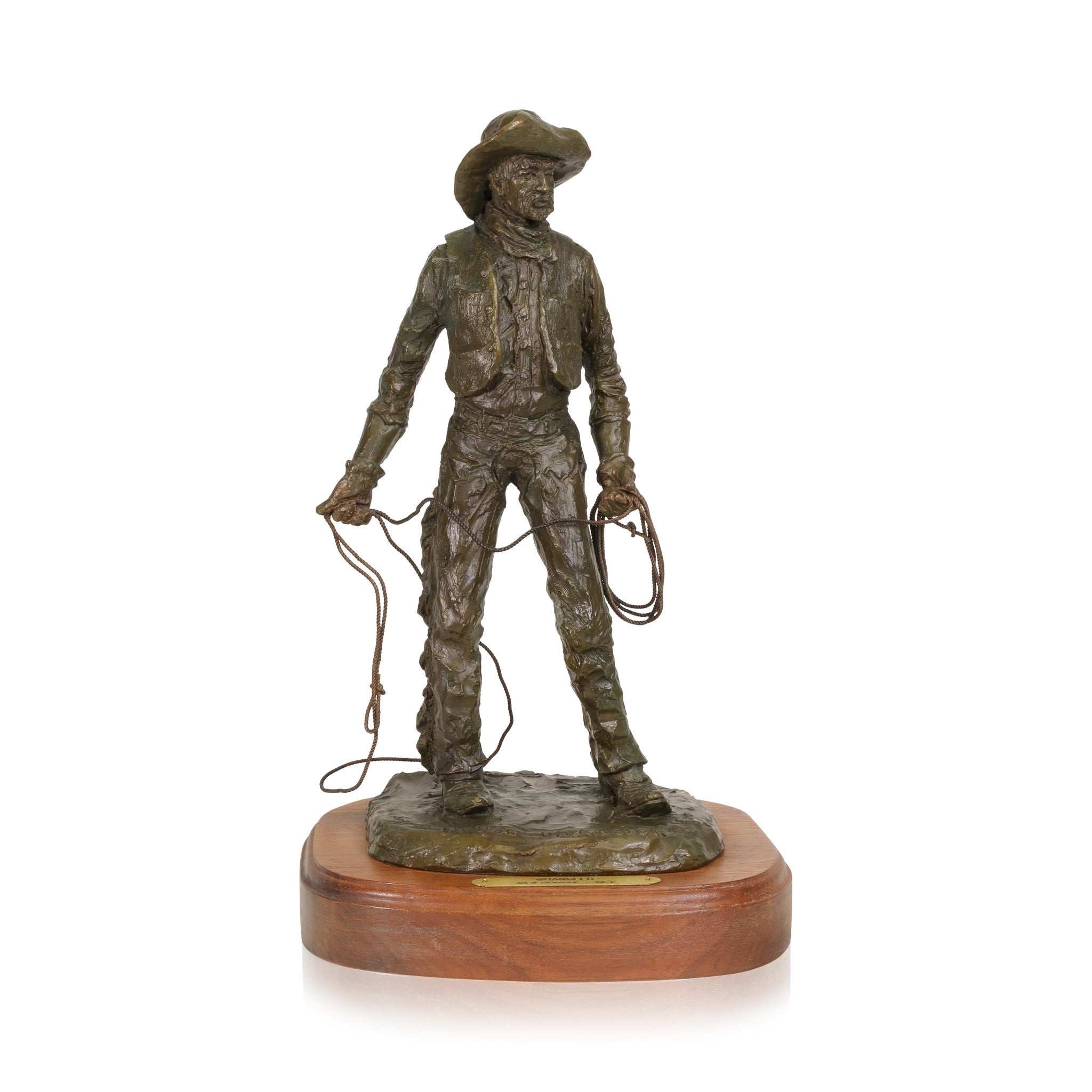 "Horse Wrangler" Bronze by Robert Scriver, Fine Art, Bronze, Limited