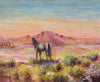 Native Village Under The Butte by Tom Balazs, Fine Art, Painting, Native American