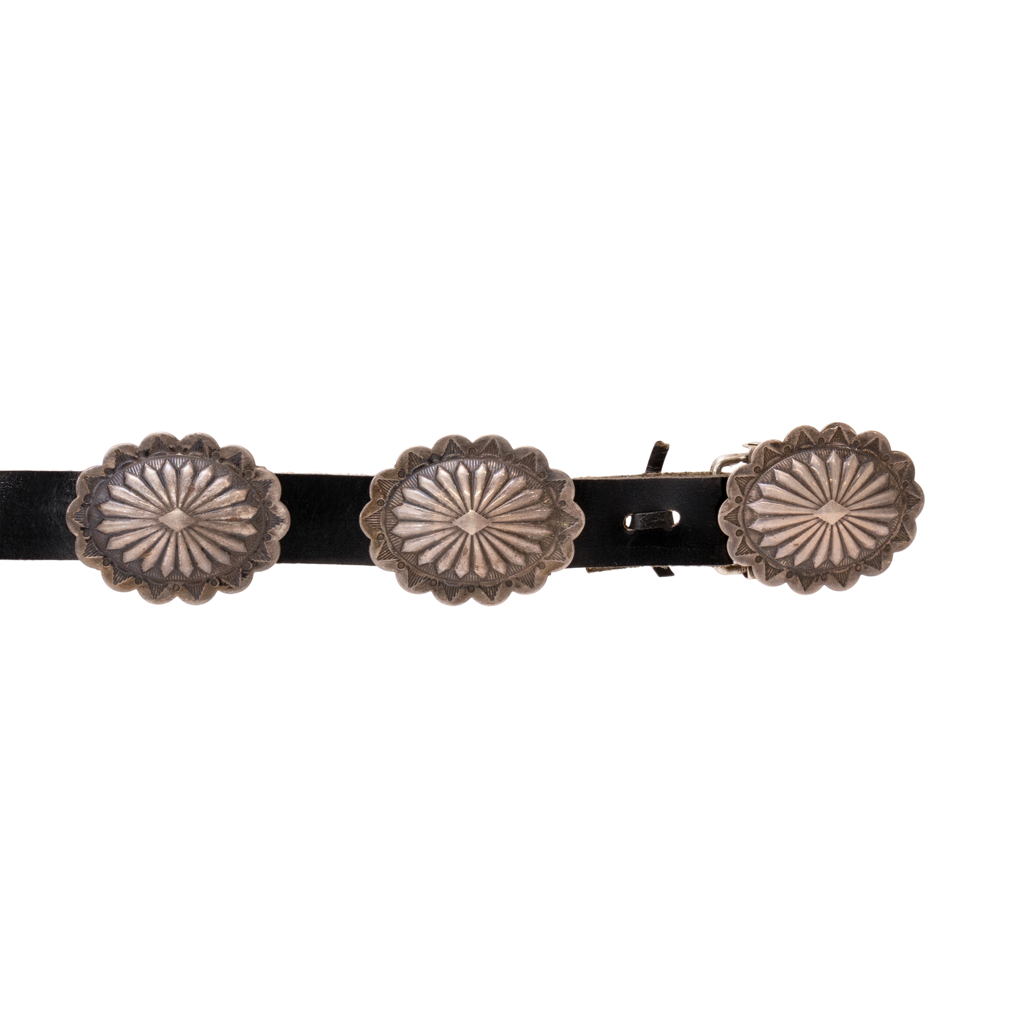 Sterling Silver Concho Belt