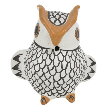 Acoma Polychrome Owl, Native, Pottery, Historic