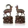 Ibex Pair, Furnishings, Black Forest, Figure