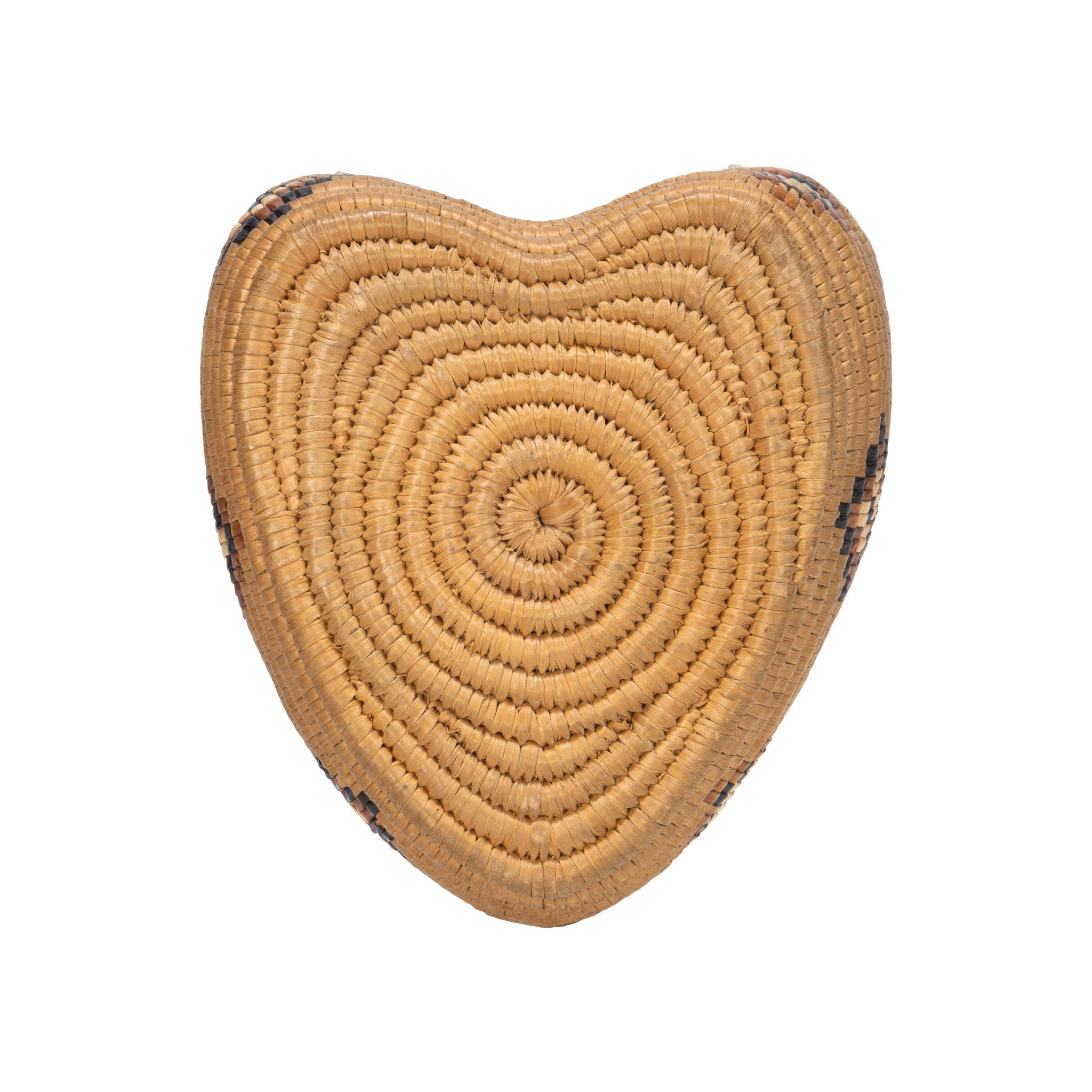 Heart Shaped Lillooet Coiled Basket