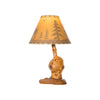Burl Table Lamp