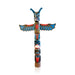 Large Tsimshian Thunderbird Totem Pole by George Mather Sr., Native, Carving, Totem Pole