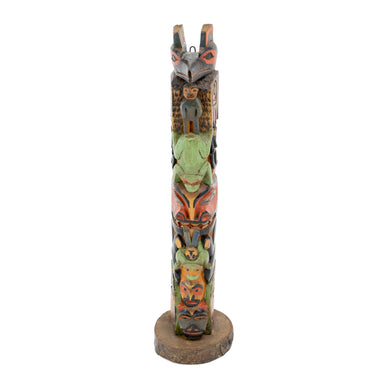 Pacheedaht/Nuu-chah-nulth Totem by Samuel Jackson, Native, Carving, Totem Pole