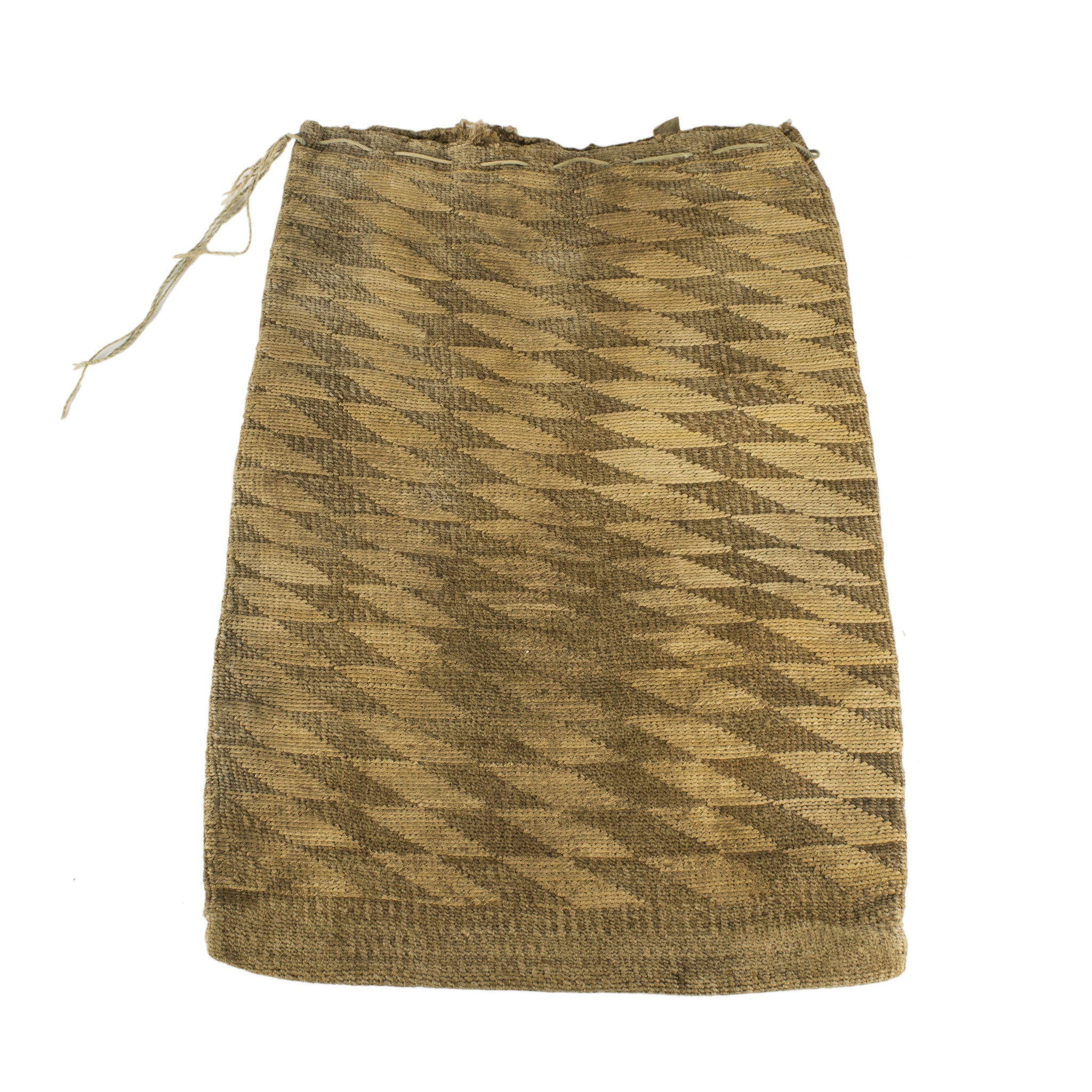 Utilitarian Corn Husk Bag, Native, Basketry, Corn Husk