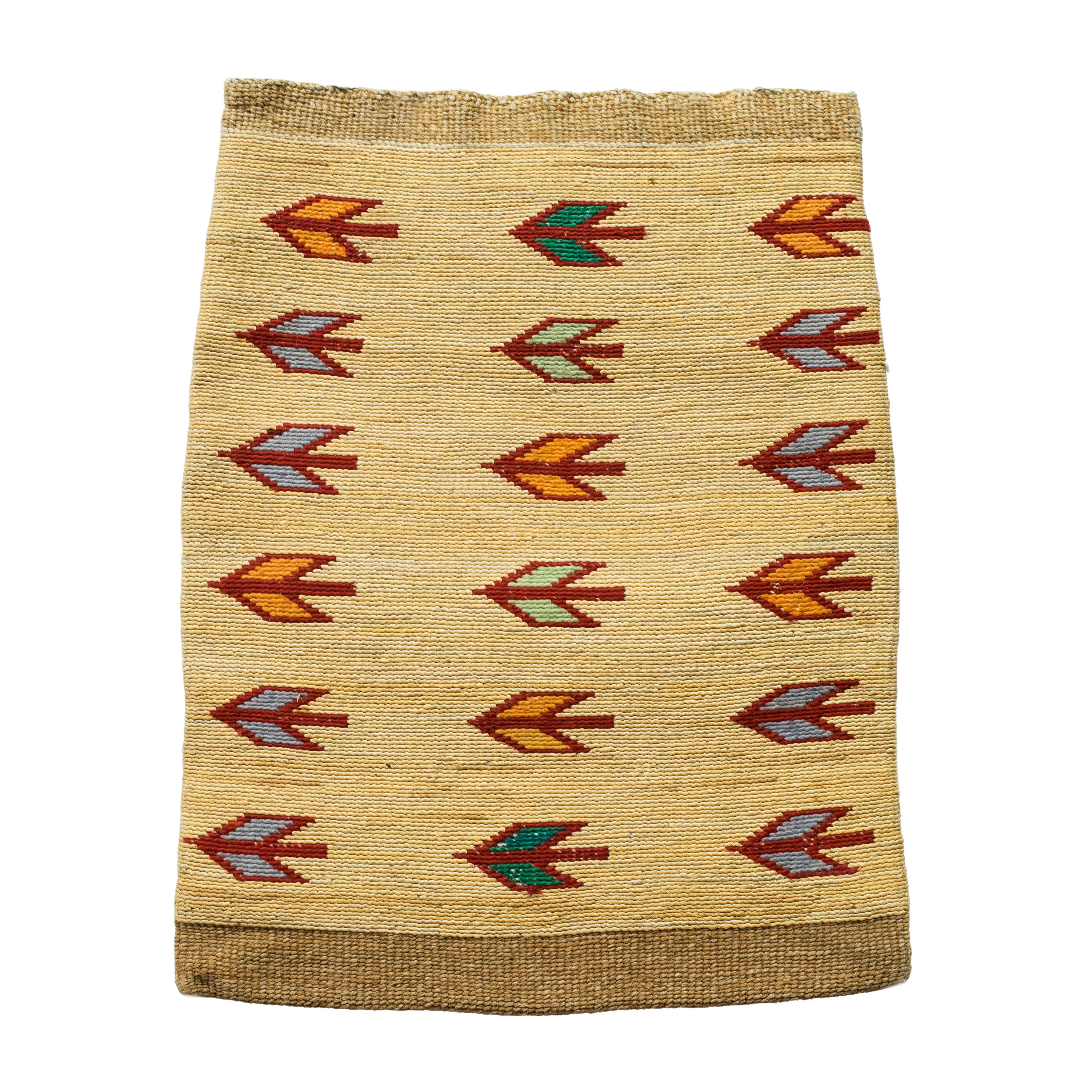 Nez Perce Corn Husk Bag, Native, Basketry, Corn Husk