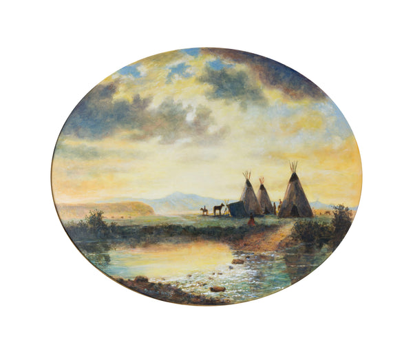 "Nebraska Territory 1862" by Blaikie Hines, Fine Art, Painting, Native American