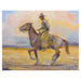 Old Blue on a Cold Morning by Jim Carkhuff, Fine Art, Painting, Western