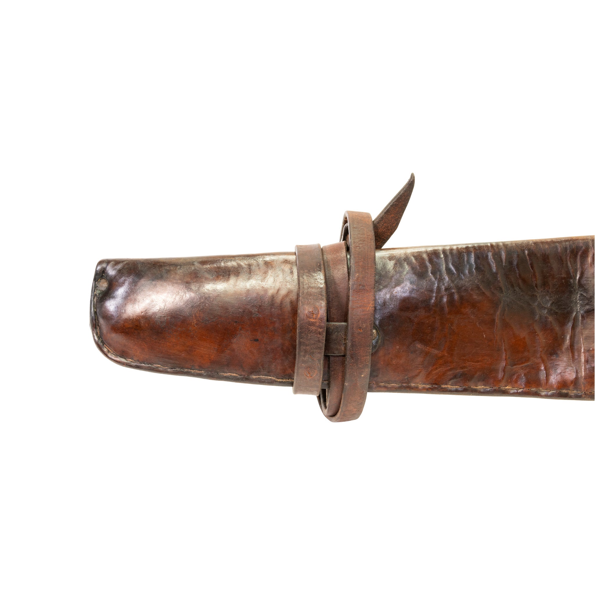 Vintage Leather Carbine Scabbard