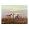 "Native Americans at Sunset" by Ace Powell, Fine Art, Painting, Native American