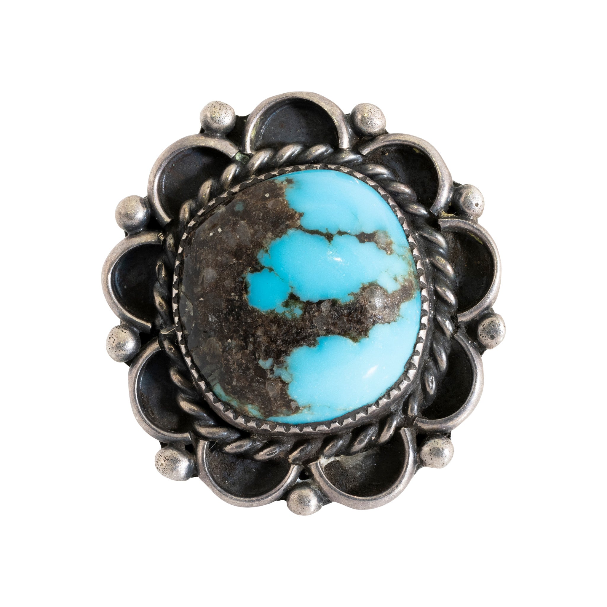 Battle Mountain Turquoise Ring, Jewelry, Ring, Native