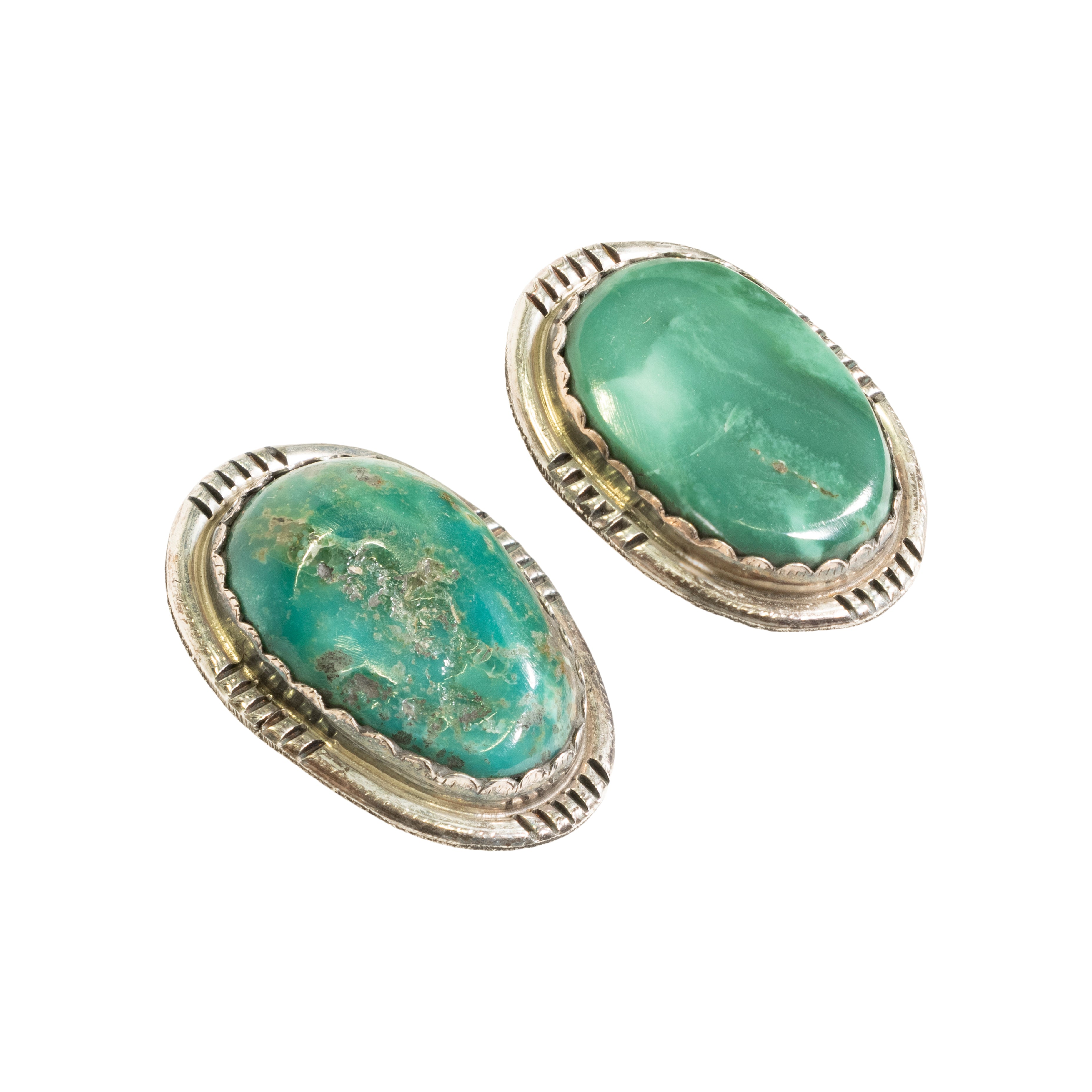 Navajo Sterling Turquoise Earrings