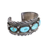 Navajo Silver and Turquoise Bracelet