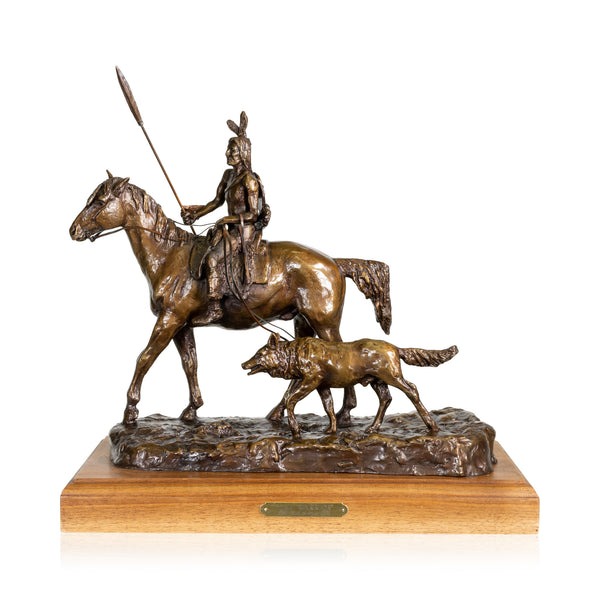 "The Warrior" Bronze by Robert Scriver, Fine Art, Bronze, Limited