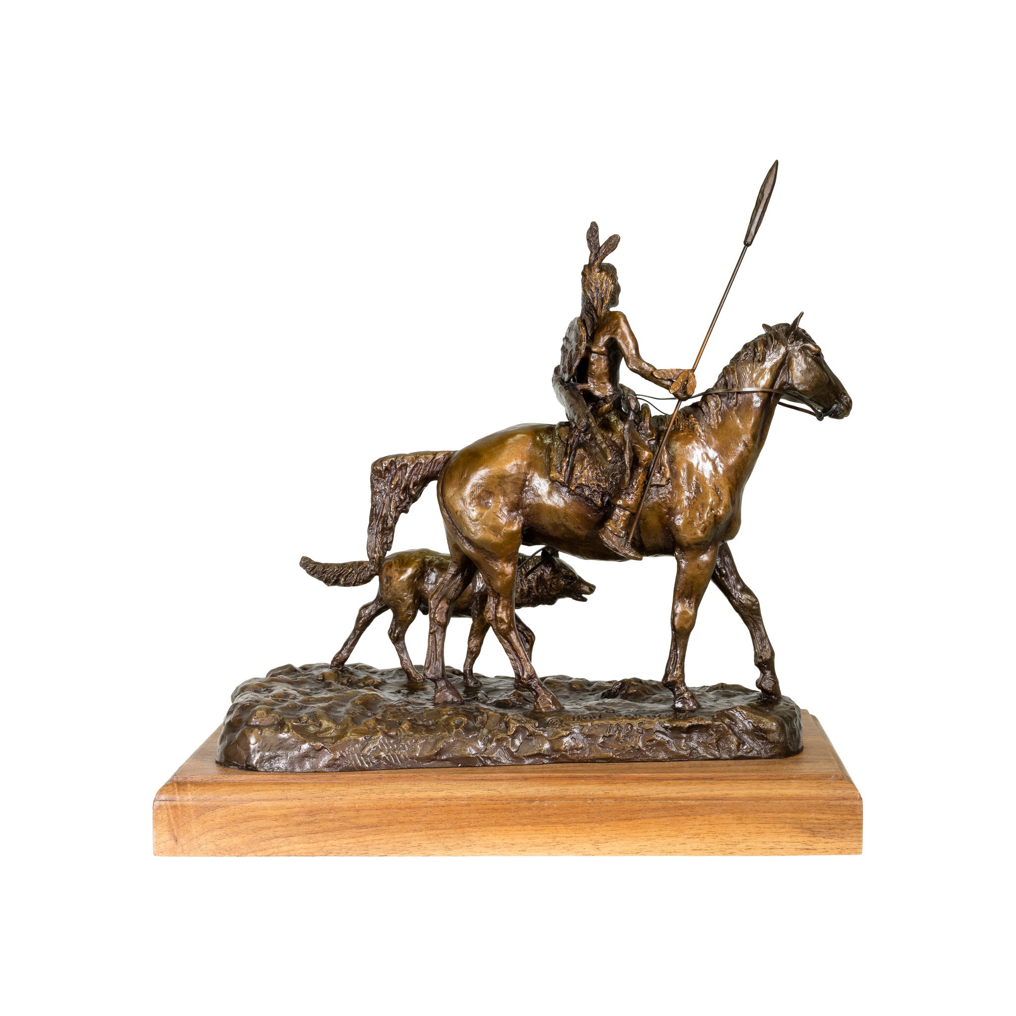 "The Warrior" Bronze by Robert Scriver