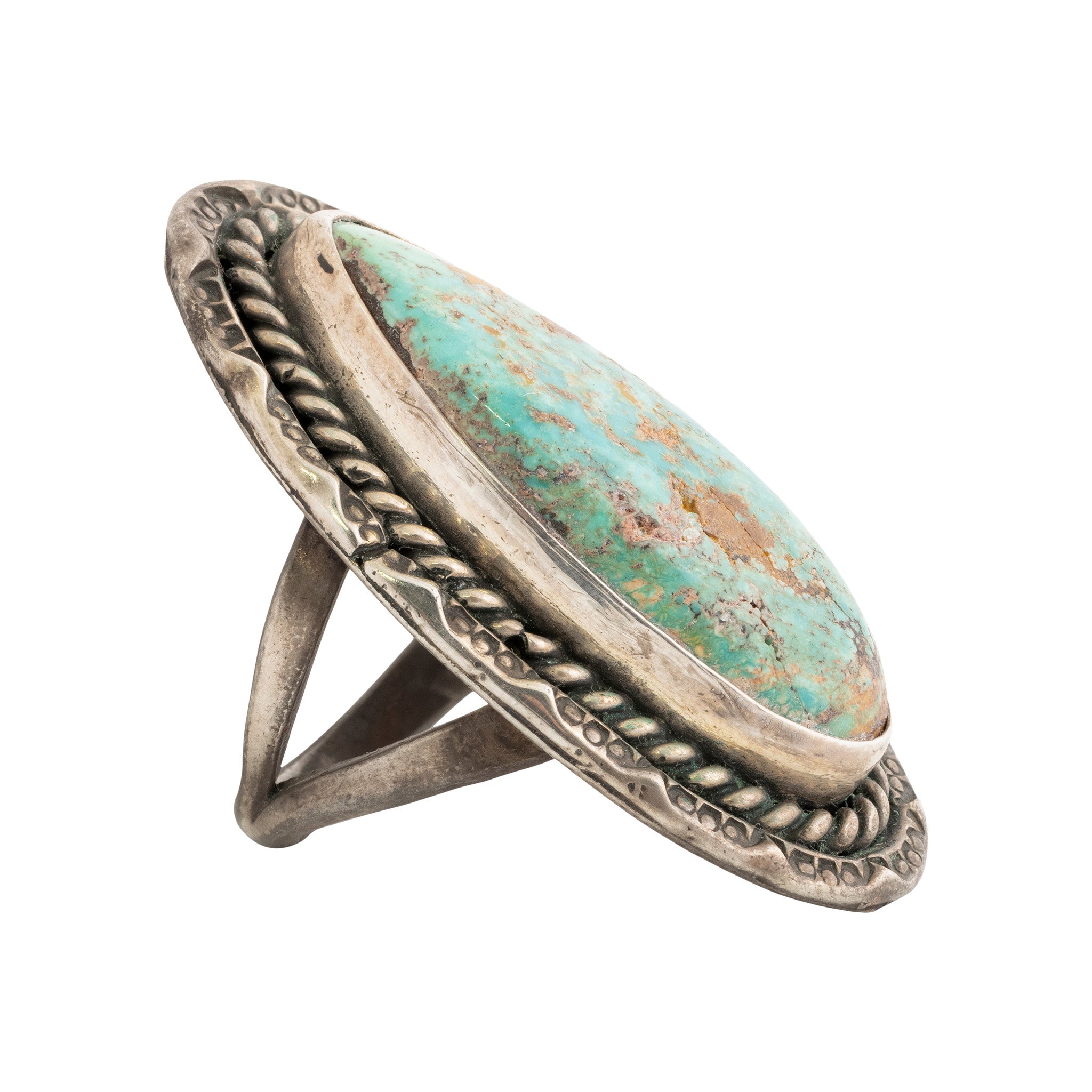 Navajo Turquoise and Sterling Ring