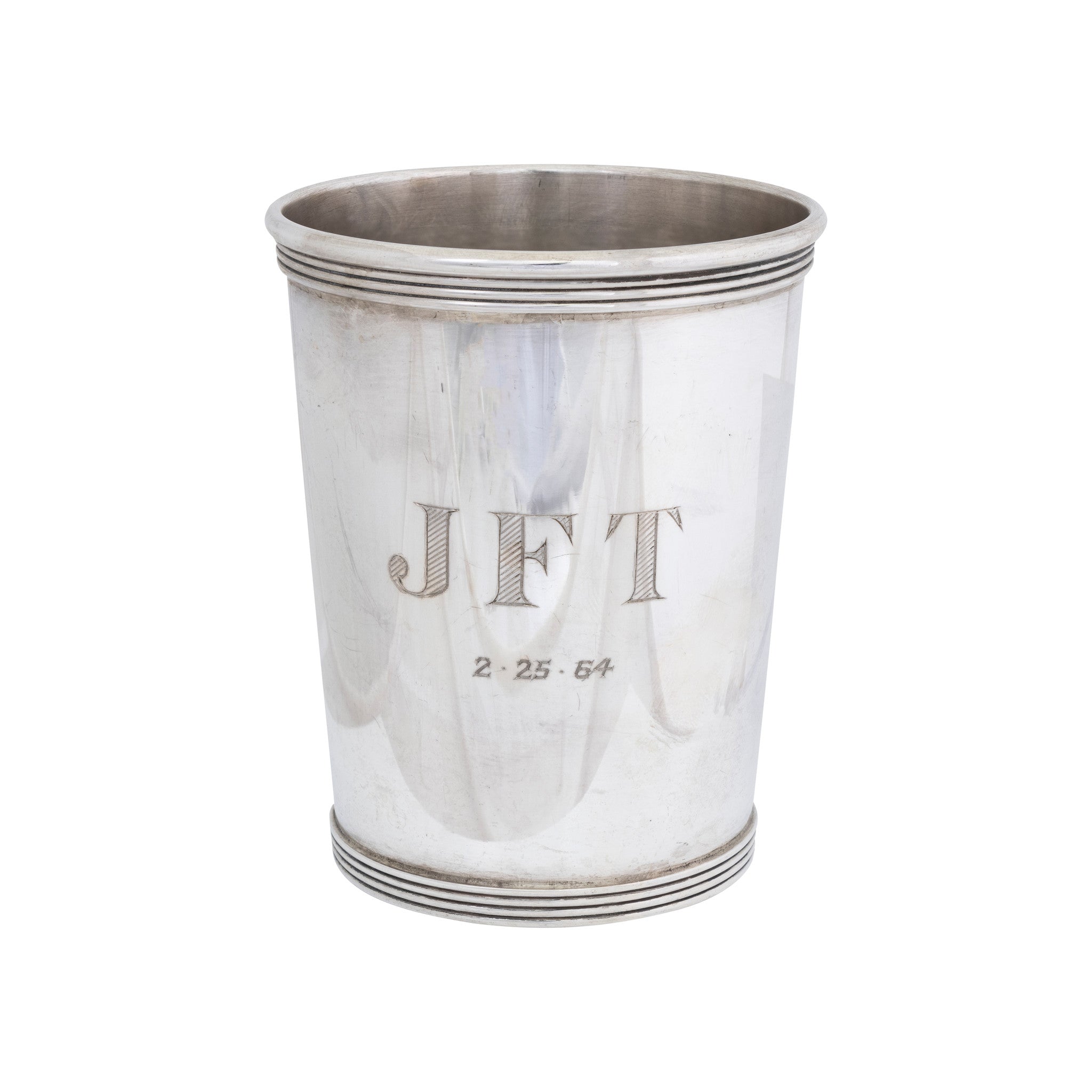 Sterling Mint Julep Cups and Tray