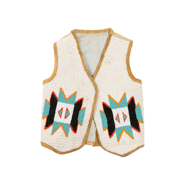 Plateau Beaded Child's Vest, Native, Garment, Vest