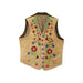 Cree Silk Embroidered Vest, Native, Garment, Vest