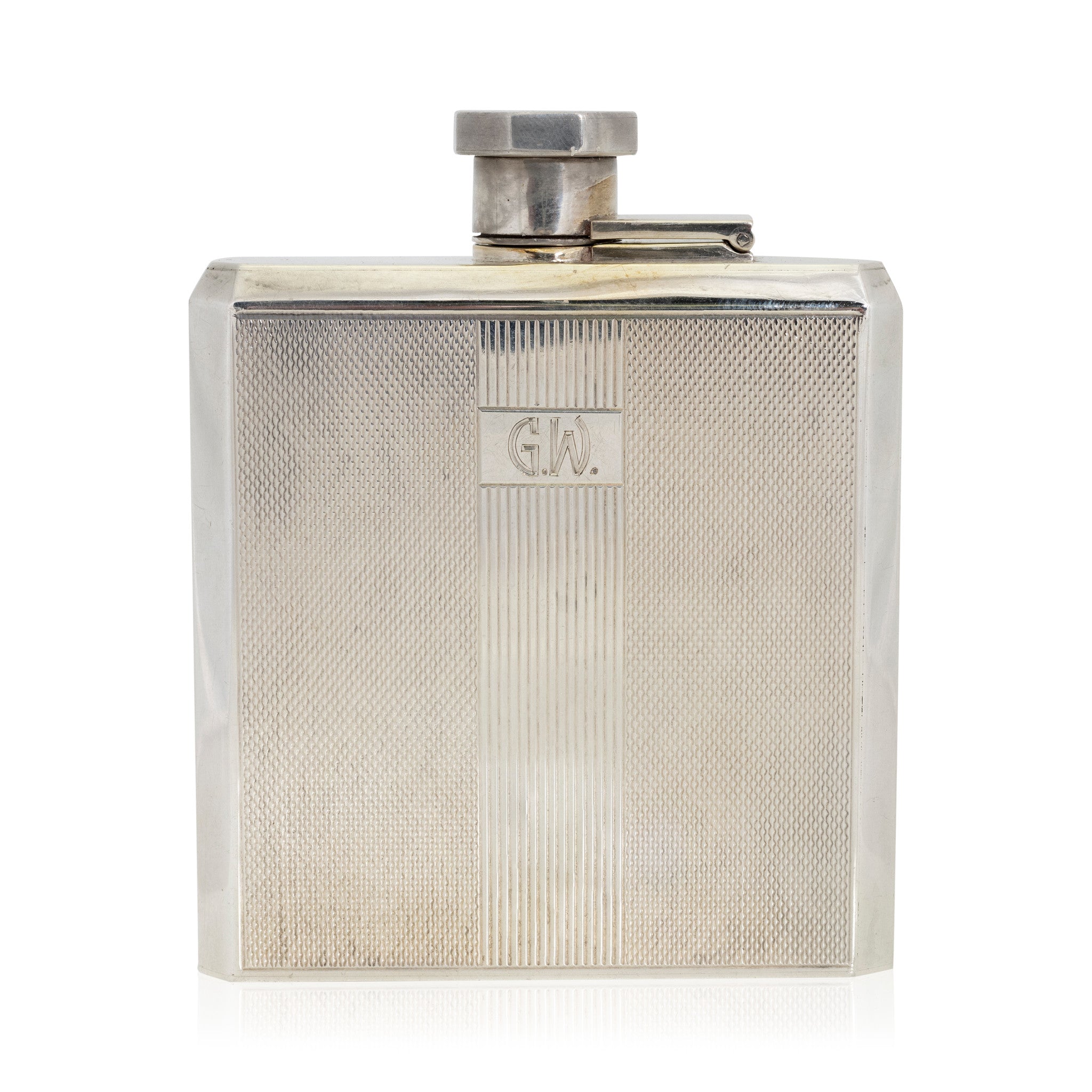 Sterling Gentleman's Pocket Flask, Furnishings, Barware, Flask