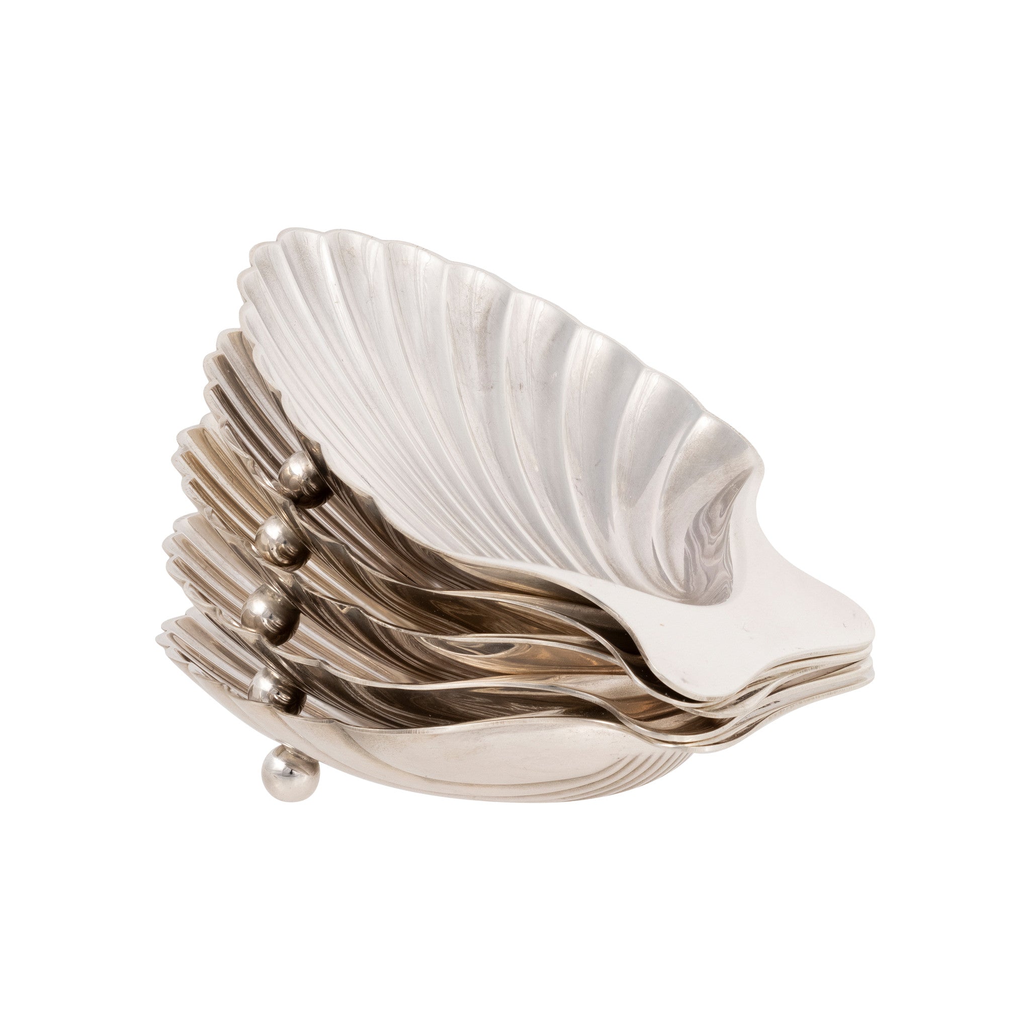 Tiffany & Company Sterling Silver Coquille Dishes